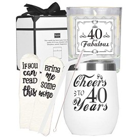 40th Birthday Gifts for Women, 40th Birthday, 40th Birthday Tumbler, 40th Birthday Decorations for Women, Gifts for 40 Year Old Woman, Turning 40 Year Old Birthday Gifts Ideas for Women