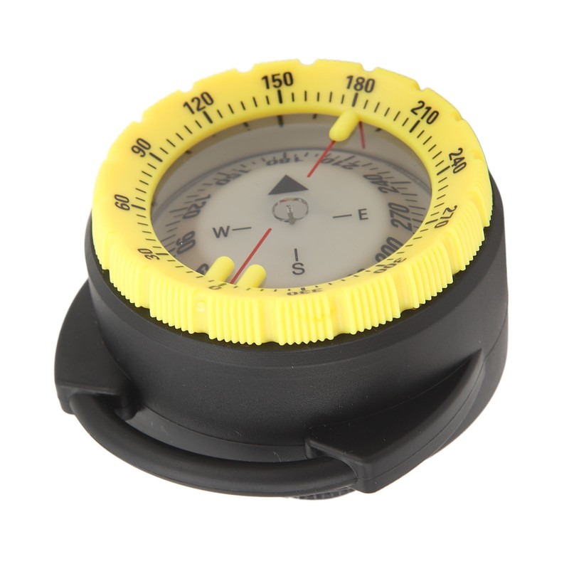 50M Underwater Diving Compass Luminous Magnetic Waterproof Pipe Clamp Diving