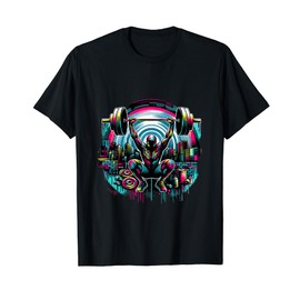 Urban Fitness Warrior - Street Art Gym Vector Design T-Shirt