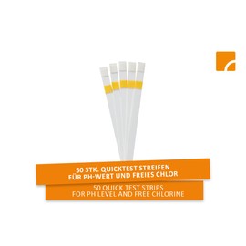 Quicktest 79020 Testing Strips for pH, Free Chlorine, Water Test Kits, Water Test