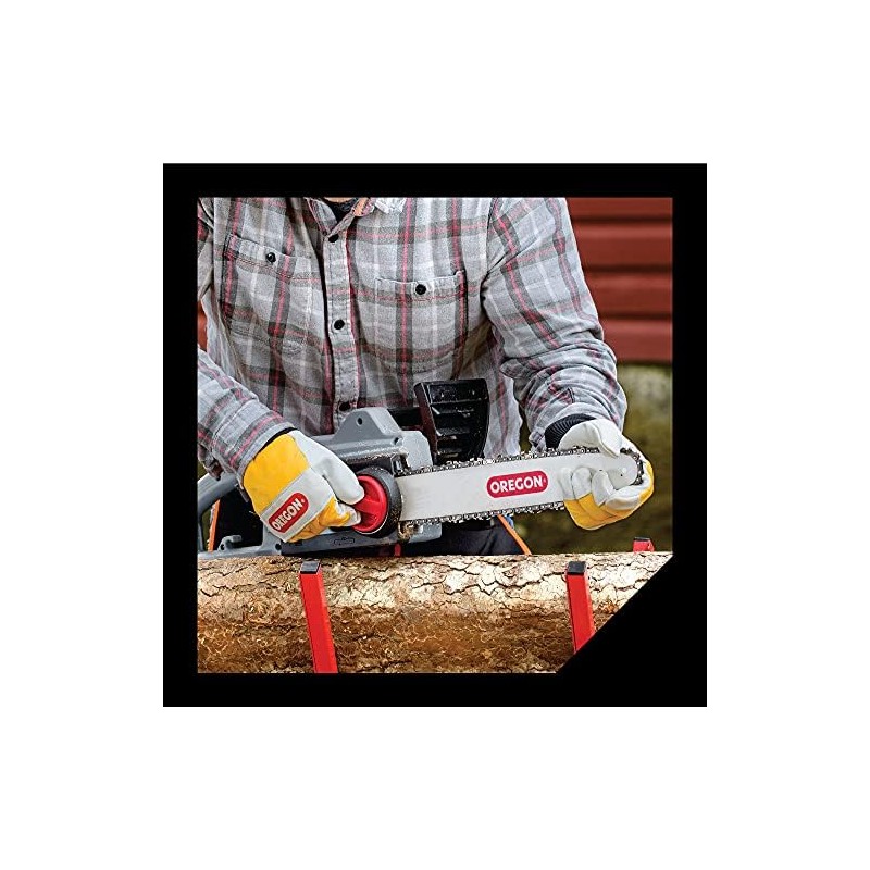 Oregon 295399XL Chainsaw Protective Gloves, Leather – Pair (XL),Yellow