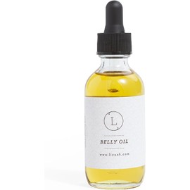 Lizush Aceite Para El Vientre - 56 G. Tratamiento Para Estrías Y Aceite Corporal. Imprescindible Para El Embarazo: Protege E Hidrata La Piel. Elaborado Con Un 85% De Ingredientes Orgánicos. Hecho A