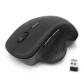 UrbanX Silent Wireless Mouse Bluetooth & 2.4Ghz, Rechargeable, Ergonomic Compatible with Lenovo - Yoga 7i 16" WUXGA 2 in 1 Touch-Screen Laptop Tablet/Laptop/PC/Android/iOS/Windows/MacOS -Black