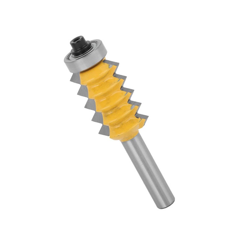 8 Shank Woodworking Cutter Rail Stile Router Bit Line Wave