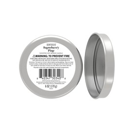 Scentsicles, Snowberry Pine, 6 Oz Soy Blend Candle, 25 Hour Burn Time