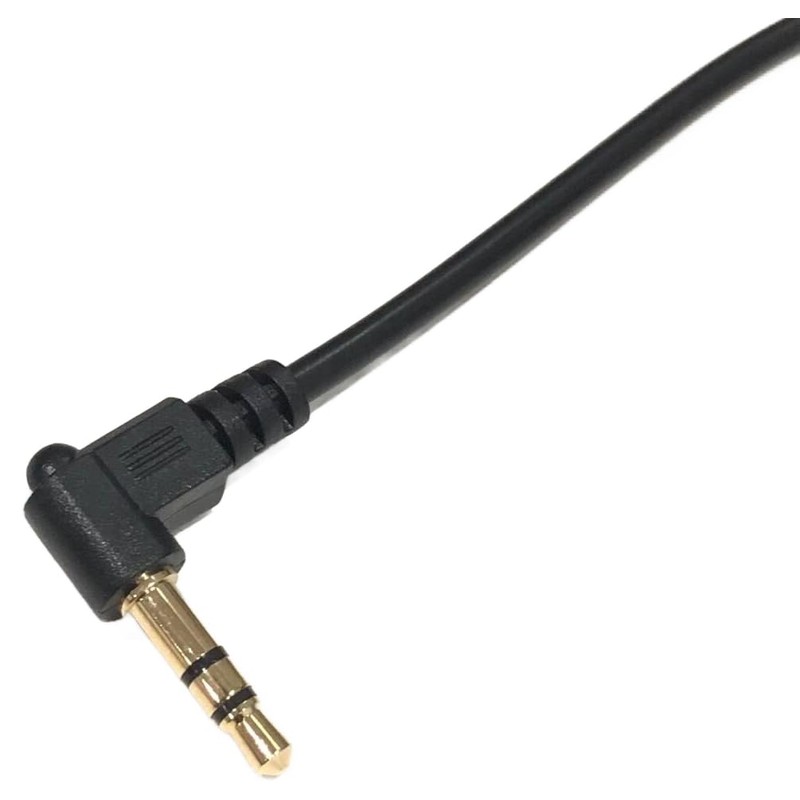 3.5mm 4 Pole Straight Male to 3.5mm 3 Pole L