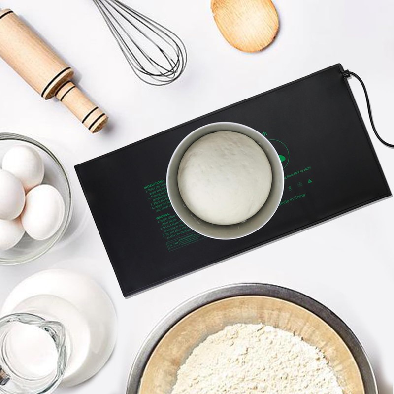 DERNORD Bread Warming Mat with Adjustable Temperature Proofing Heating Mat