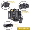 Gentlestache Multitool Leather Sheath Organizer with Pen And Flashlight Holder