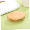 WOONEKY Bamboo Scalp Brush Head Massage Brush for Men Women
