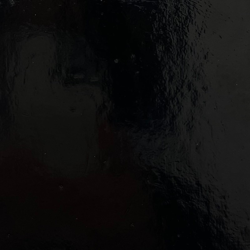 Black Opaque COE 96 System 96 Fusible Glass Sheet (2)