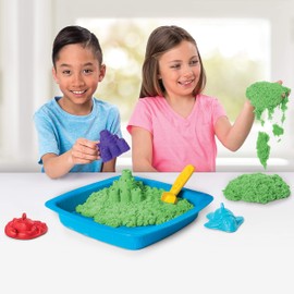 Kinetic Sand Set Castillo de Arena, Color Azul
