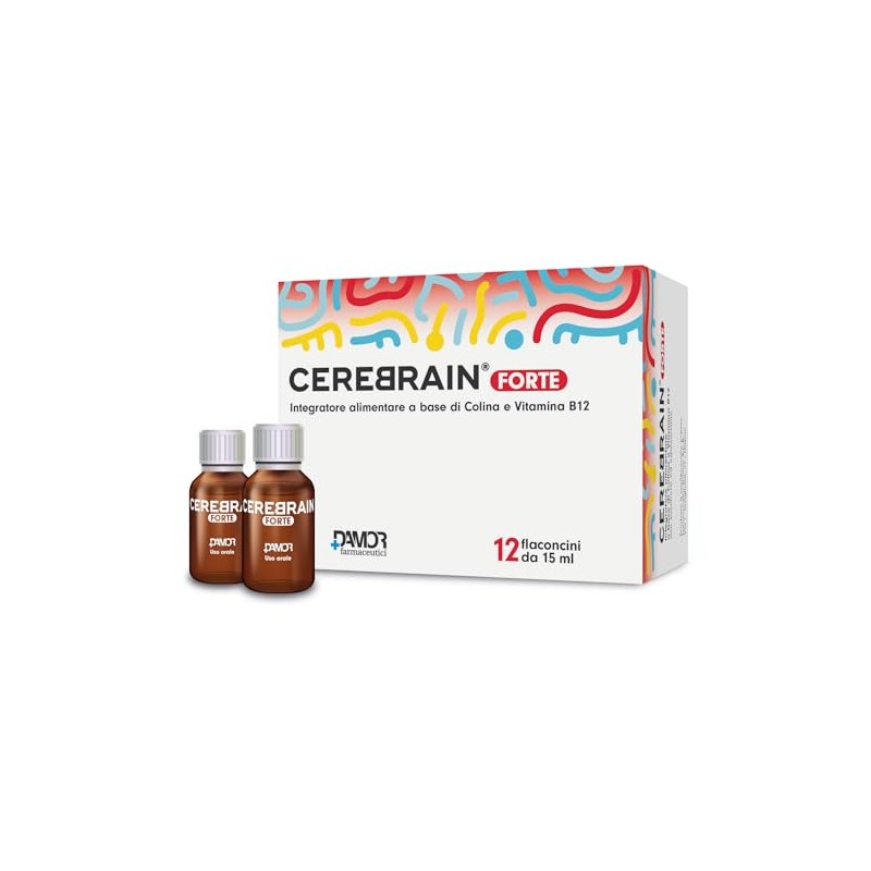 Damor - Cerebrain Forte Integratore Alimentare con Colina Bitartrato e