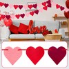 36Pcs 4" Hanging Hearts Garland Decor(Multicolour)