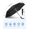 TECKNET Umbrella Windproof Strong for Rain, Large Automatic Folding Umbrella