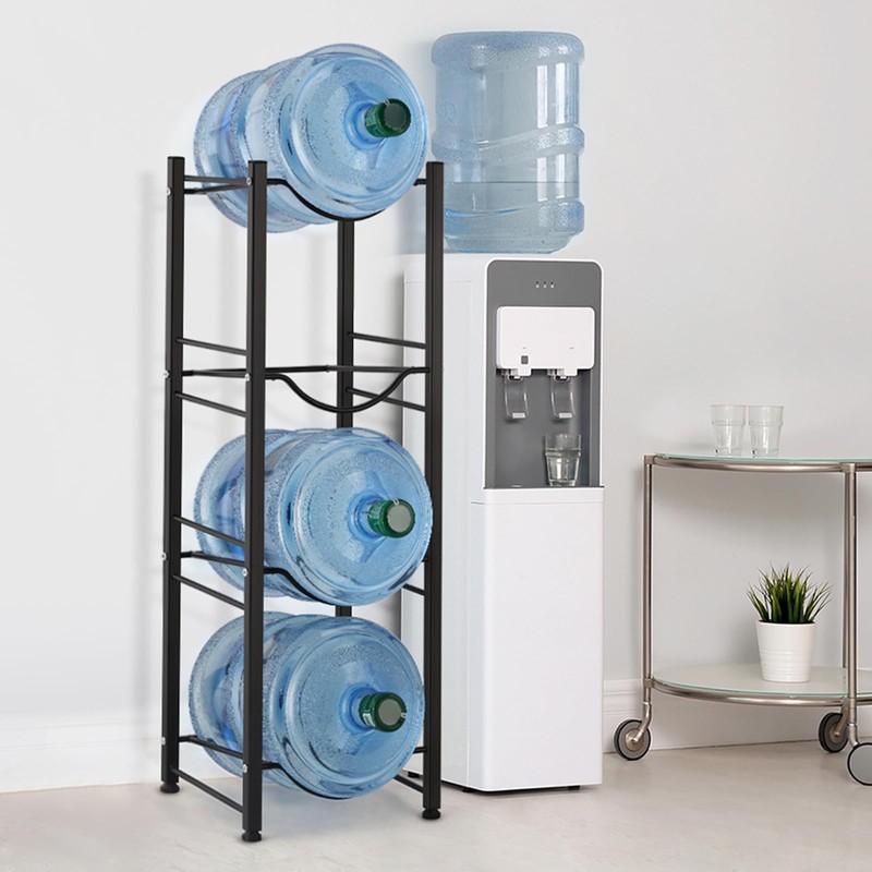 smusei 5 Gallon Water Bottle Holder 4 Tier Water Cooler