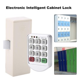 Electronic Cabinet Lock Kit Set,Keyless Digital Electronic Intelligent Password Keypad Number Cabinet Door Code Lock
