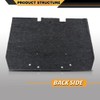 CNNELL Hood Insulation Pad 1/2" with Clips Compatible with Range