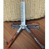 1 Pcs Metal Stainless Steel Durable Folding Butterfly Comb Gift