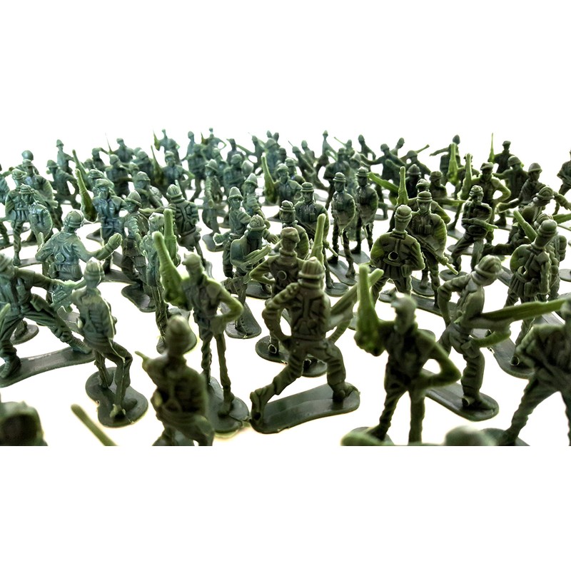 Dondor Enterprises Plastic Classic Assorted Toy Soldiers, 144 Toy Soldier