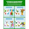 OBEST Pack of 26 Alphabet Robots, A-Z Letter Transformer Toy,