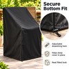 Waterproof Outdoor Stacking Chair Cover – 210D Oxford Fabric Patio
