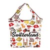 TOBGBE Switzerland Souvenir Gifts Swiss Themed Traveling Travel Vacation Bag