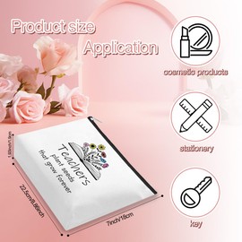 Teacher Gifts for Women,Thank You Teacher Gifts,Nursery Teacher Thank You Gift for Teachers,Best Teacher Gift,Teaching Assistant Presents,Cosmetic Bags,Christmas Presents for Women