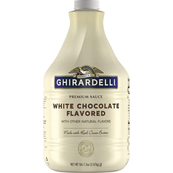 Ghirardelli Sauce, White Chocolate, 89.4-Ounce