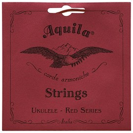 Aquila Red Series AQ-90 Banjo Ukulele Strings – High G – 1 Set of 4 – Premium Synthetic Composite Strings for Bright Tone, Stable Tuning, and Smooth Playability