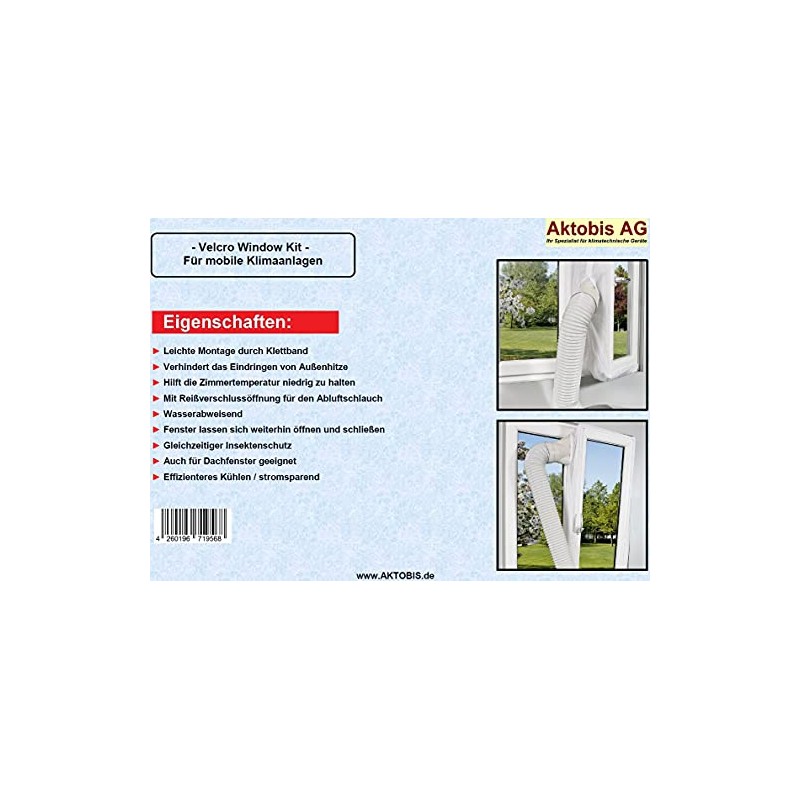 Hook and loop window kit