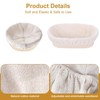 Linen Insert for Proofing Basket, 4 Pieces Proofing Basket Cloth