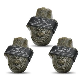 3 Jabones Ruda Romero Albahaca Y Lavanda Limpieza Energética