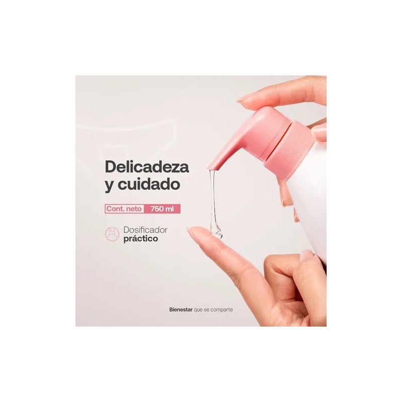 Jabón Íntimo Con Ingredientes Naturales 750 Ml. B Life