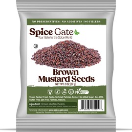 Spice Gate Brown Mustard Seeds - Whole (2 oz)