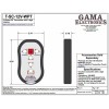 GAMA Electronics 5-Button RF Transmitter with 2-digit display for Speed