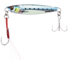 Major Craft Jigpara Short Live Damage Belly Glow Sardine 0.7 oz (20 g)