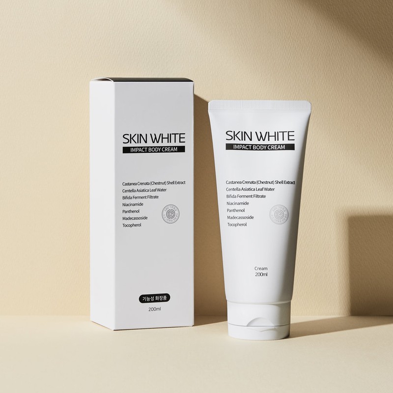 Skin White Impact Body Cream 200ml / 스킨화이트 임팩트 바디크림