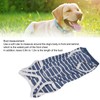 Dog Recovery Suit Stretchy Breathable Adjustable Collar Stripe Pet Post
