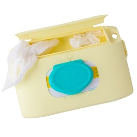 BEEKEEPR Baby Wipes Wet Wipes Dispenser-Portable Wipe Holder-Baby Wipe Dispenser Travel Essential-Great On The Go! Holds Up To 60 Wipes- Includes Temporary Trash Compartment-Keep in Car, Diaper Bag
