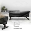 Weight Bench Cover 50" – Waterproof 190T Silver-Coated Polyester Taffeta