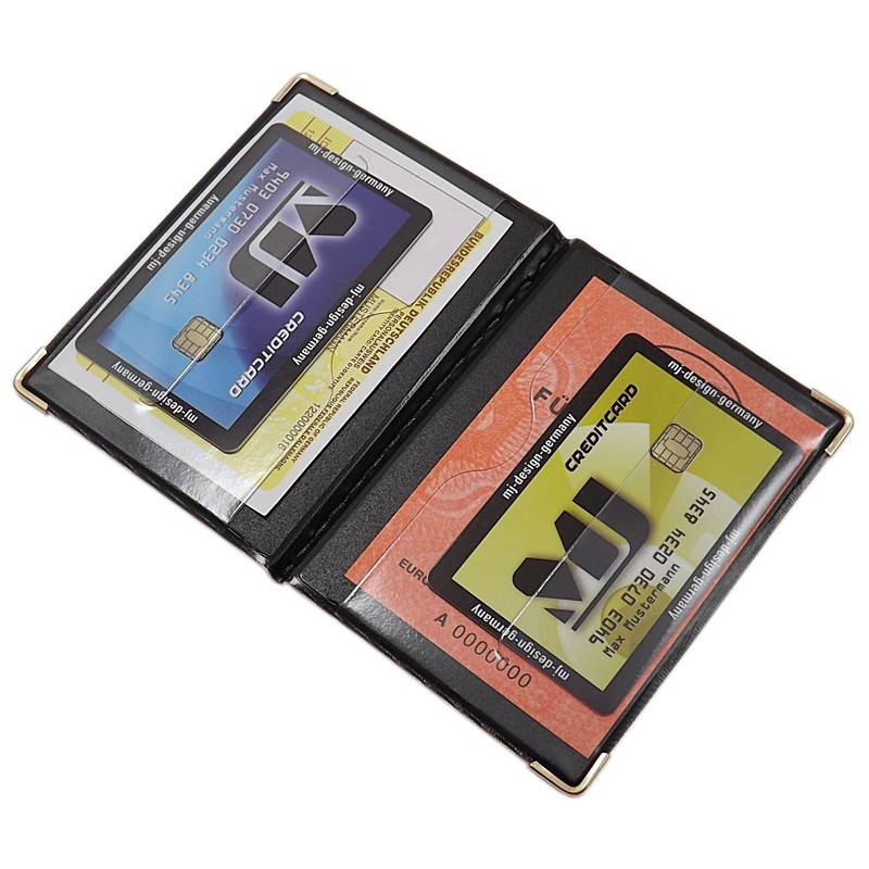 Exclusive ID and Credit Card Holder With Metal Corners 4