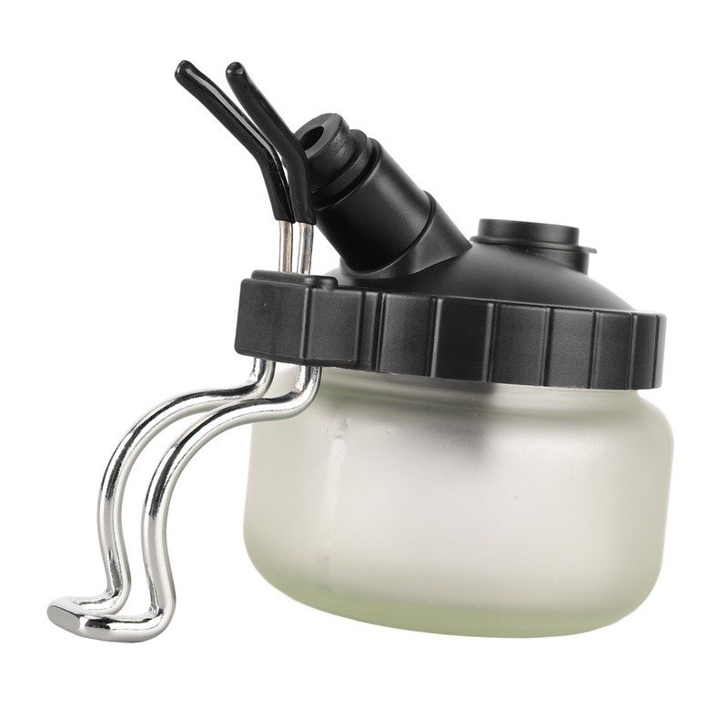 Airbrush Cleaning Pot Universal Glass Bottle Airbrush Cleaning Jar with