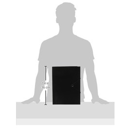 School Smart Poly Expanding Files - 7 Pocket - Black