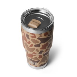 YETI Rambler 30 oz Tumbler, Stainless Steel, Vacuum Insulated with MagSlider Lid, Wetlands Camo