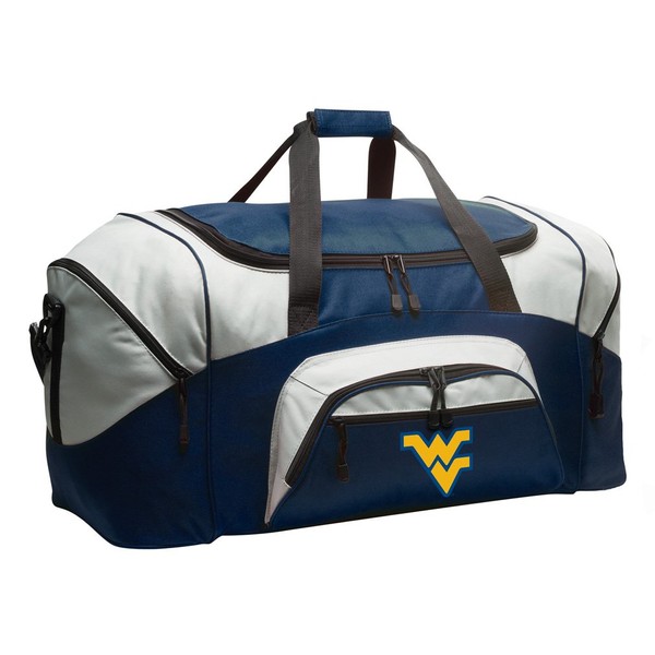West Virginia University Duffel Bag LARGE WVU Suitcase or Gym Bag for Men Ladies Him or Her!