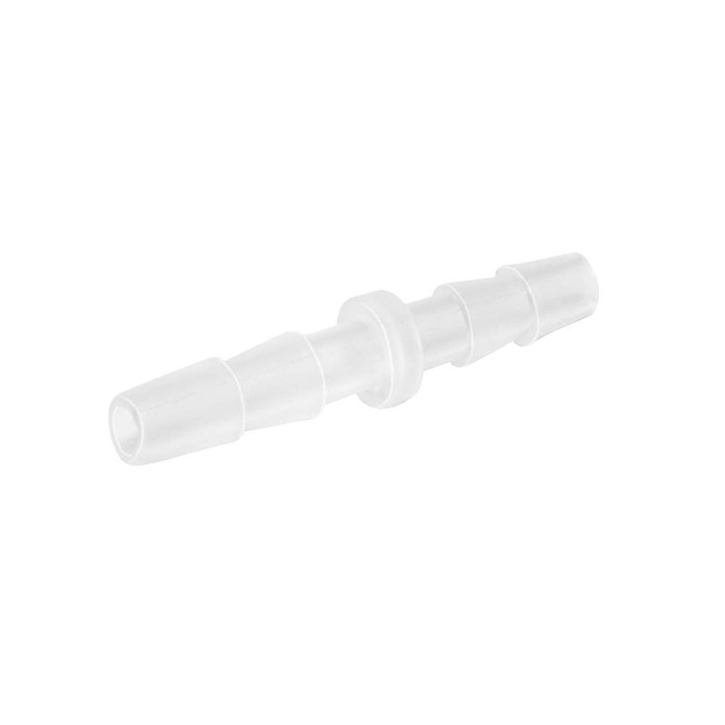 Quickun Plastic Hose Barb Fitting, 1/8" x 1/8" Barbed Splicer