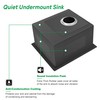 Herogo 15×17 Inch Undermount Kitchen Sink, Stainless Steel Wet Bar