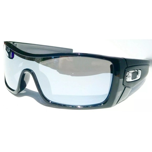Sunglass-One NEW Oakley BATWOLF Polarized CHROME Replacement Lens- LENS ONLY
