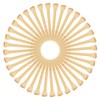 BIUDECO Practical Golf Tees 50pcs Bamboo Ball Markers Long Roll