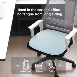 Gel Seat Cushion - Driving Car Cushions - Breathable Automotive Chair Mat, Comfortable Pad for Home Workplace Truck Driver Use